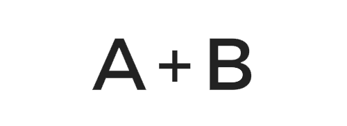 a+B logo