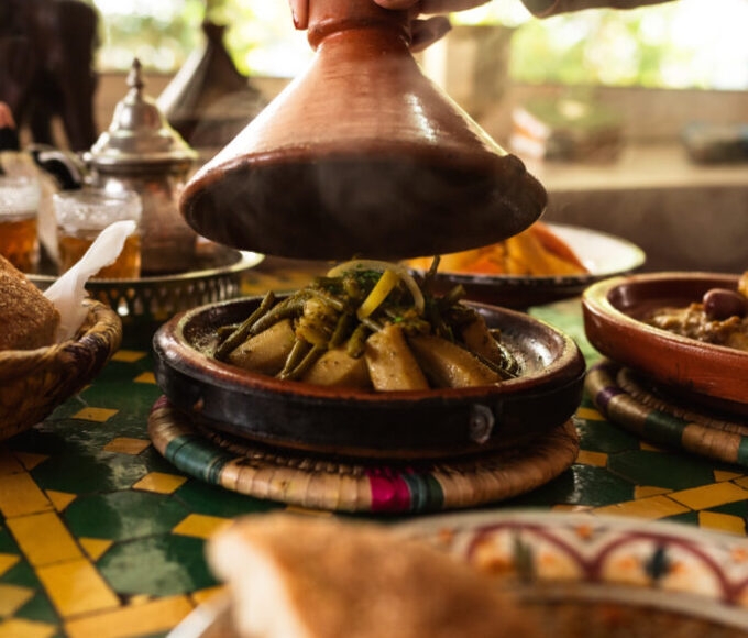 authentic Moroccan cuisine in a tagine