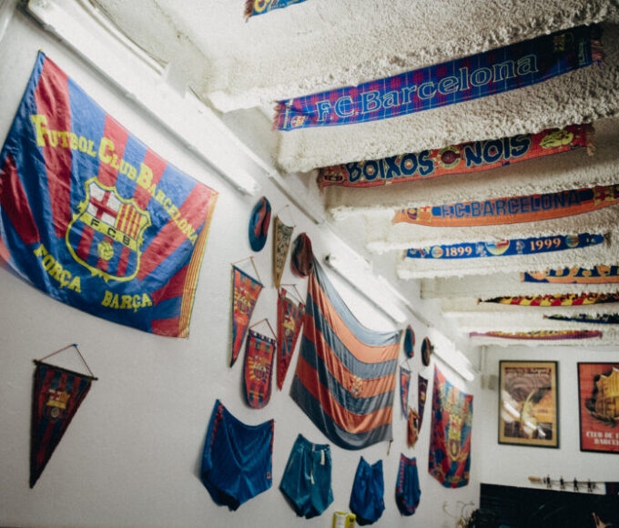 barcelona football banners