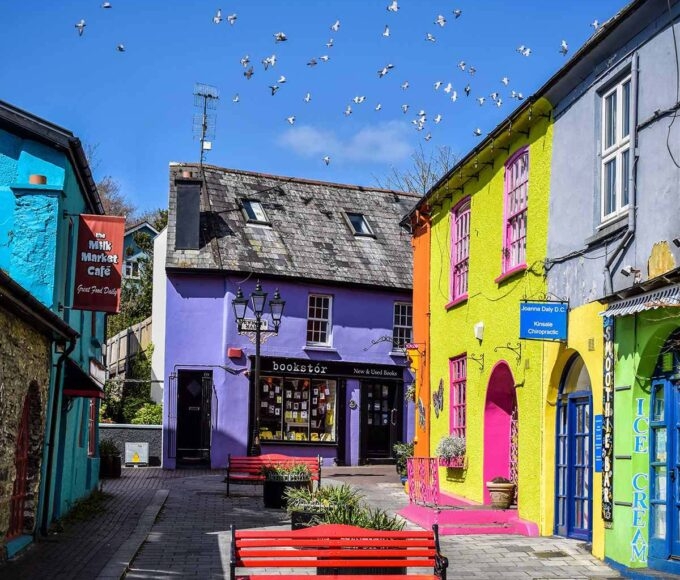 ireland brightly coloured houses