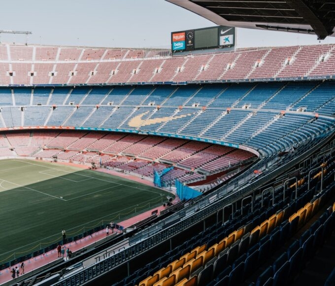 barcelona football adventure empty staidum